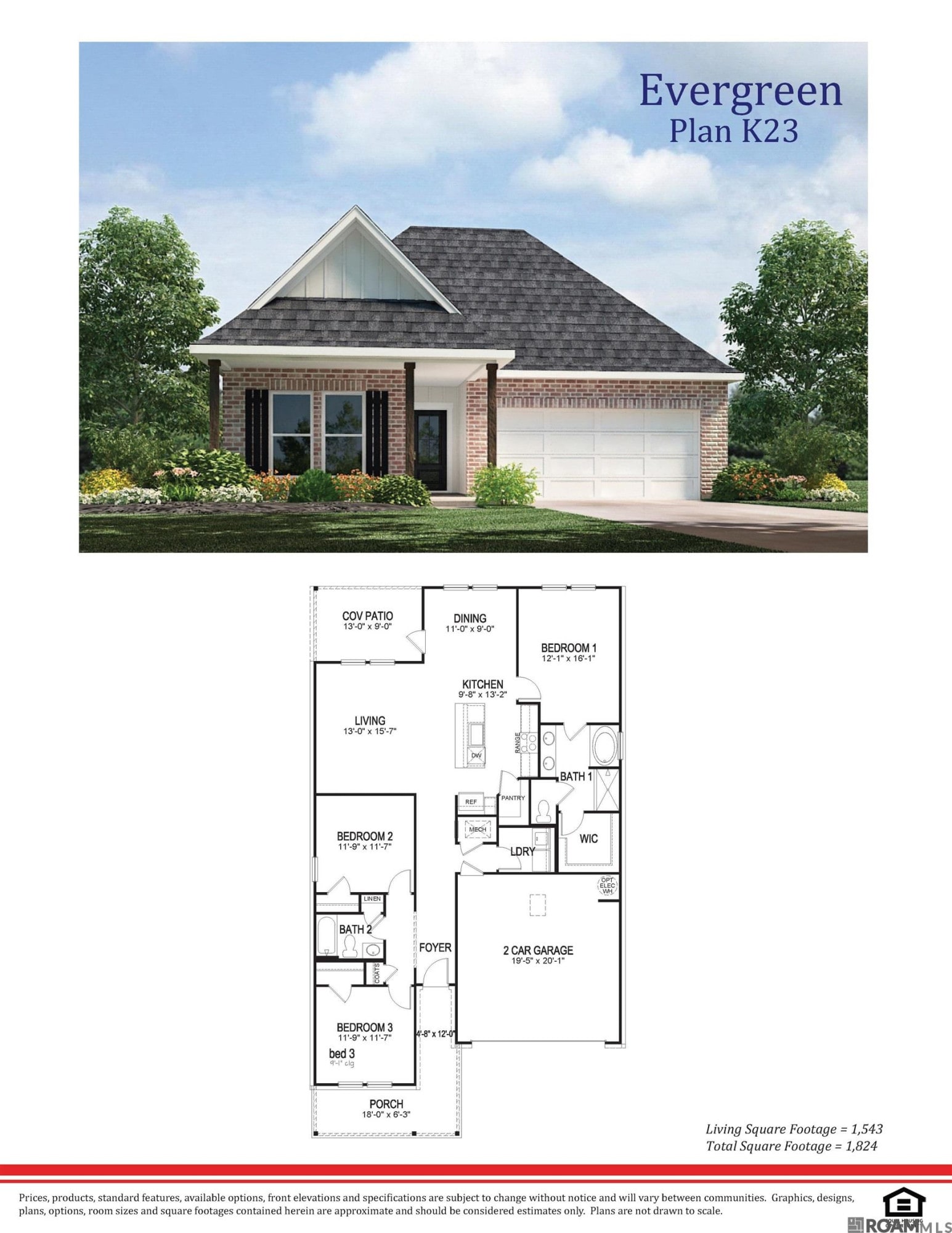 Photo 1 of 14 for 7144 Brook Hollow Drive, Zachary LA 70791